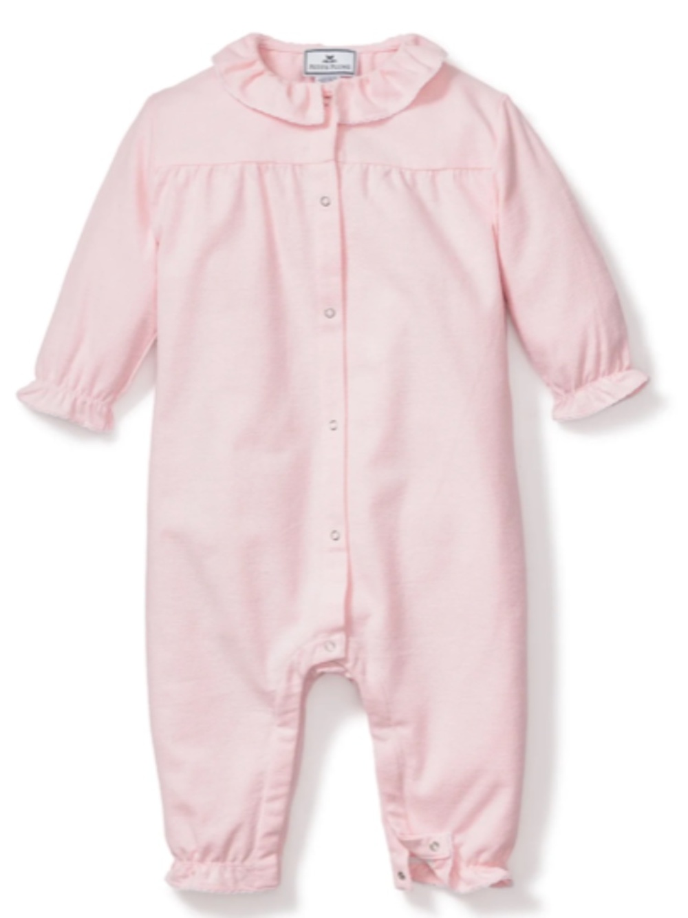 Baby's Flannel Madeline Romper in Pink (Size 6-12M)